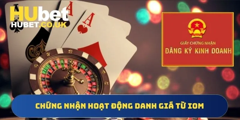 Chứng nhận hoạt động danh giá từ IOM