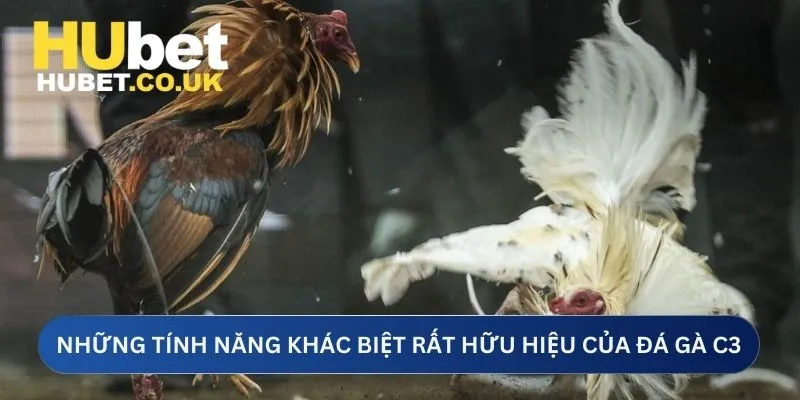 Những tính năng khác biệt rất hữu hiệu của đá gà C3